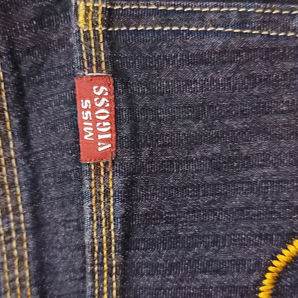 Lk New Miss Vigoss pink blue jeans sz 9/10 - Picture 4 of 11